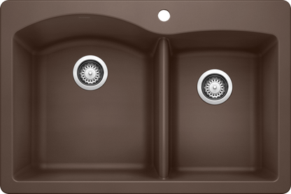 Blanco Diamond 1¾ Bowl Silgranit Dual Mount Kitchen Sink