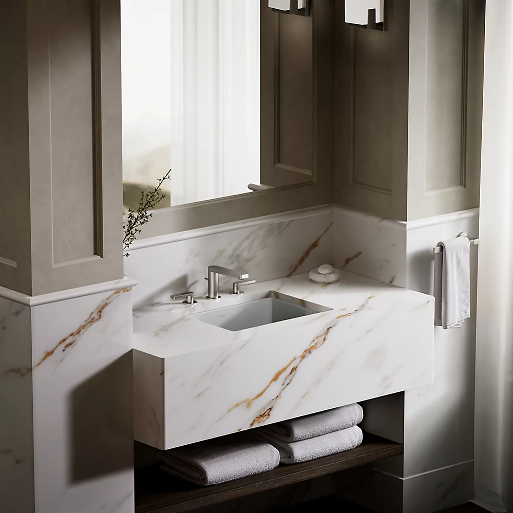 Kohler Verticyl 19-3/4" Rectangular Undermount Bathroom Sink - K-2882