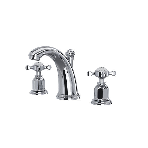 Perrin & Rowe Edwardian Widespread Lavatory Faucet, Cross Handle