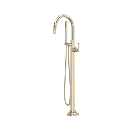 Rohl Apothecary Single Hole Floor Mount Tub Filler Trim - TAP05HF1LM