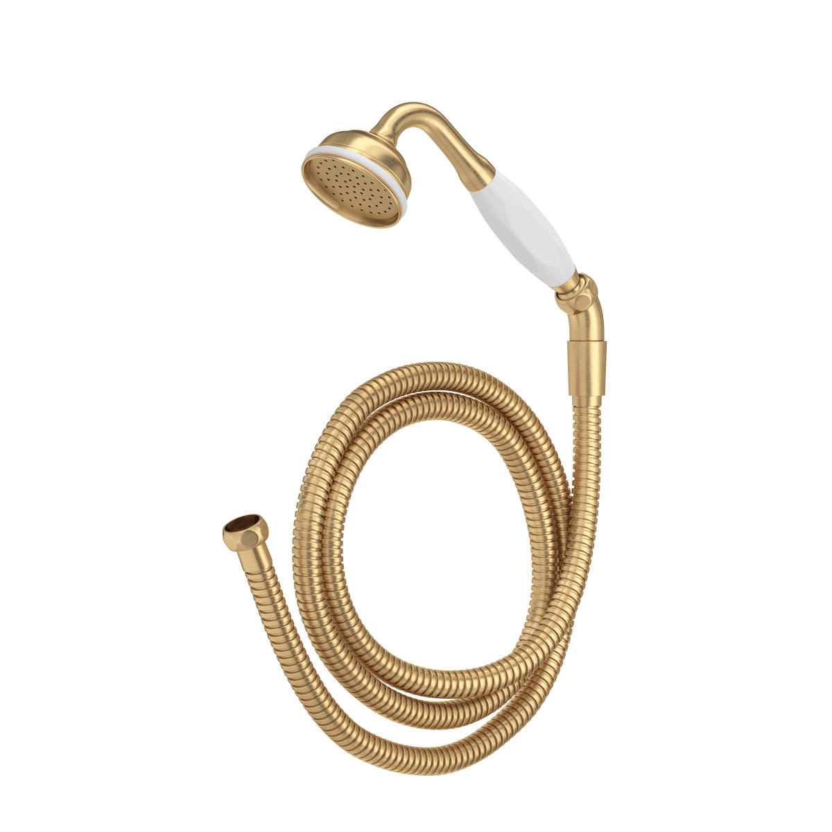 Perrin & Rowe Handshower And Hose, Porcelain Handle - U.5387