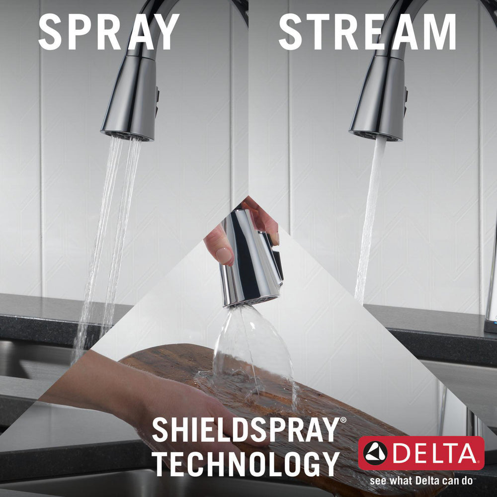 Delta Lenta Single-Handle Pull-Down Kitchen Faucet With Touch2O Technology