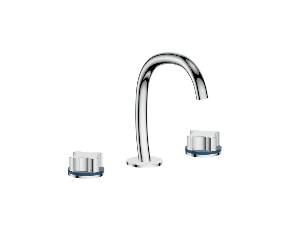 Vogt Mond 8" C.C. Lavatory Faucet With Pop-Up Drain - Crescent Handle - BF.M2.1331
