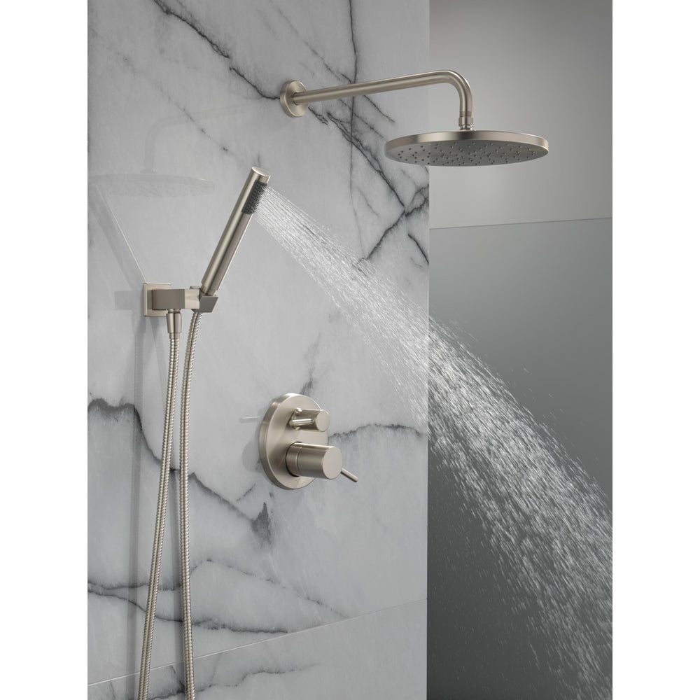 Delta T342702 Modern Cylindrical Raincan Shower Trim with Hand Shower