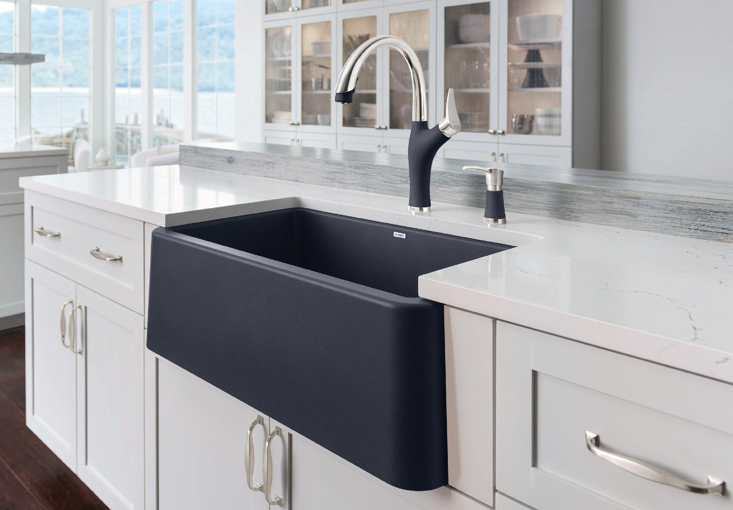 Blanco Ikon 30 Undermount Apron Front Silgranit Kitchen Sink