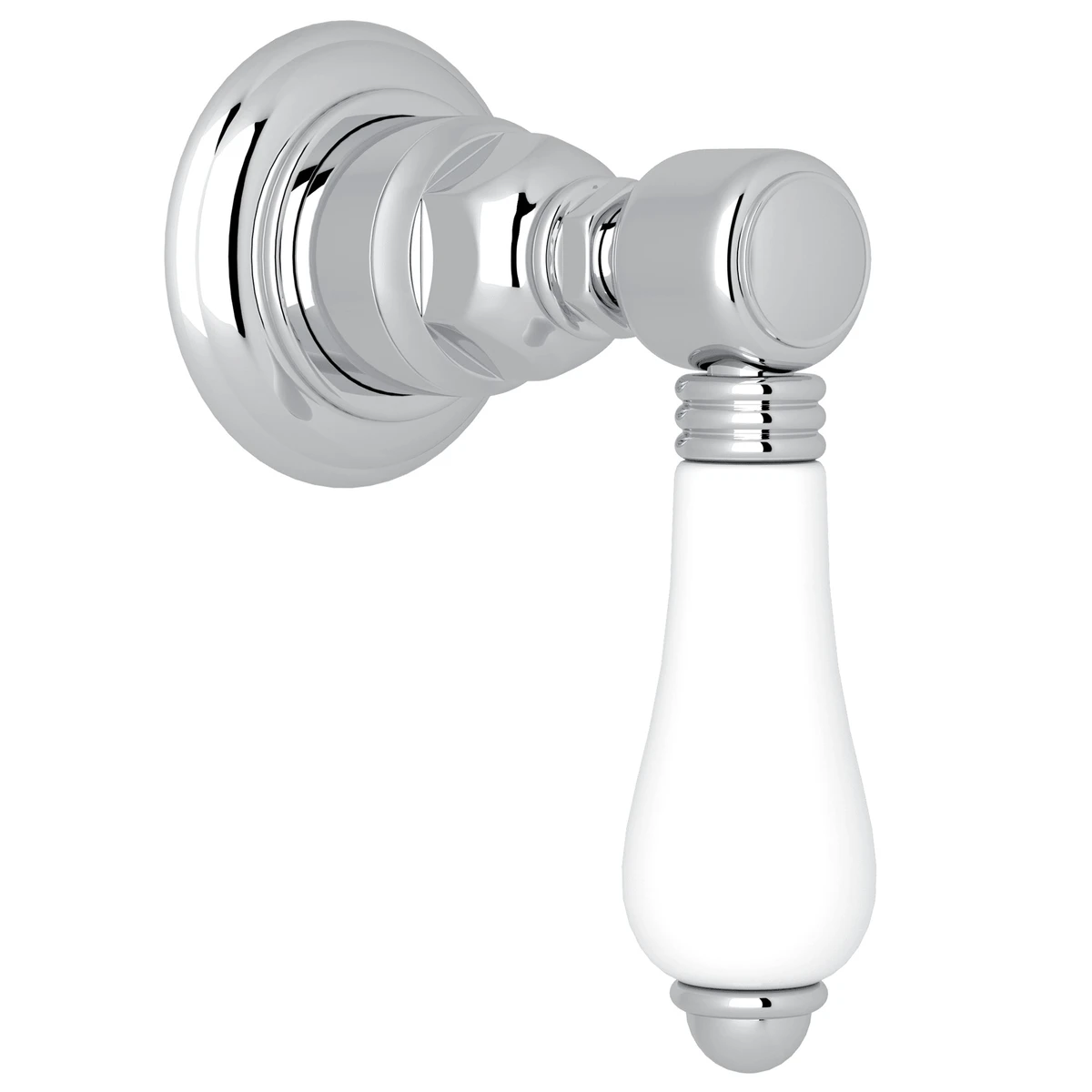 Rohl Acqui Trim For Volume Control And Diverter, Porcelain Lever Handles - A4912LP_TO