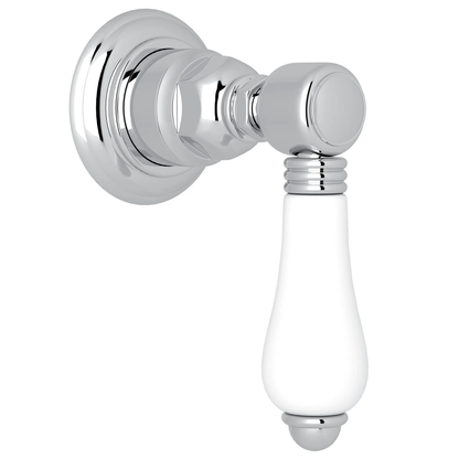 Rohl Acqui Trim For Volume Control And Diverter, Porcelain Lever Handles - A4912LP_TO