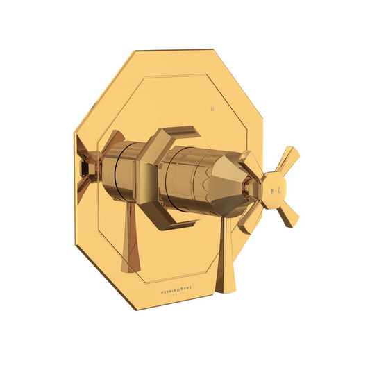 Perrin & Rowe Deco 1/2" Therm & Pressure Balance Trim With 5 Functions (Share) U.TDC45W1LS