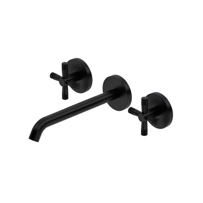 Rohl Amahle Wall Mount Lavatory Faucet Trim, Cross Handles - TAM08W3XM