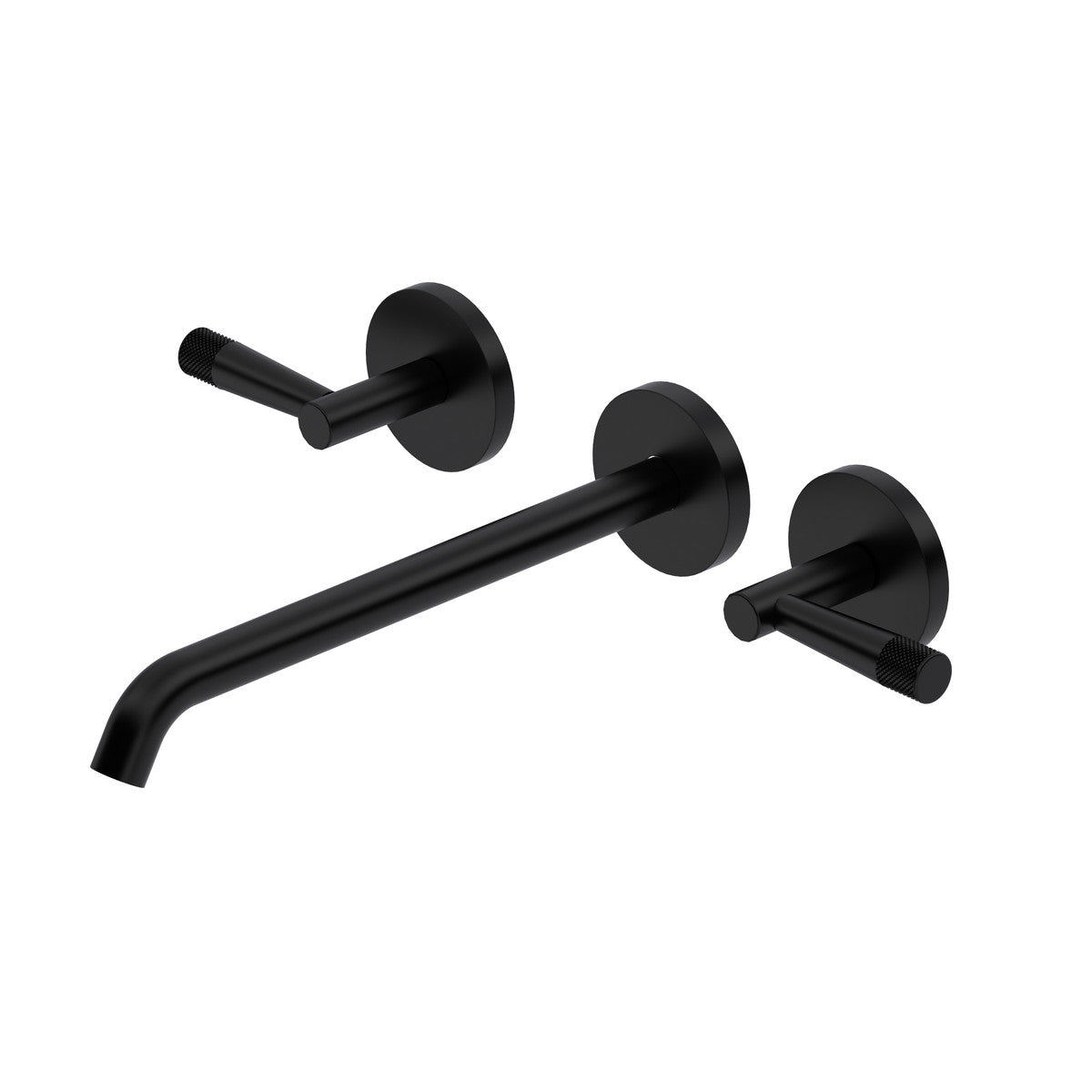 Rohl Amahle Wall Mount Tub Filler Trim With C-Spout, Lever Handles - TAM06W3LM