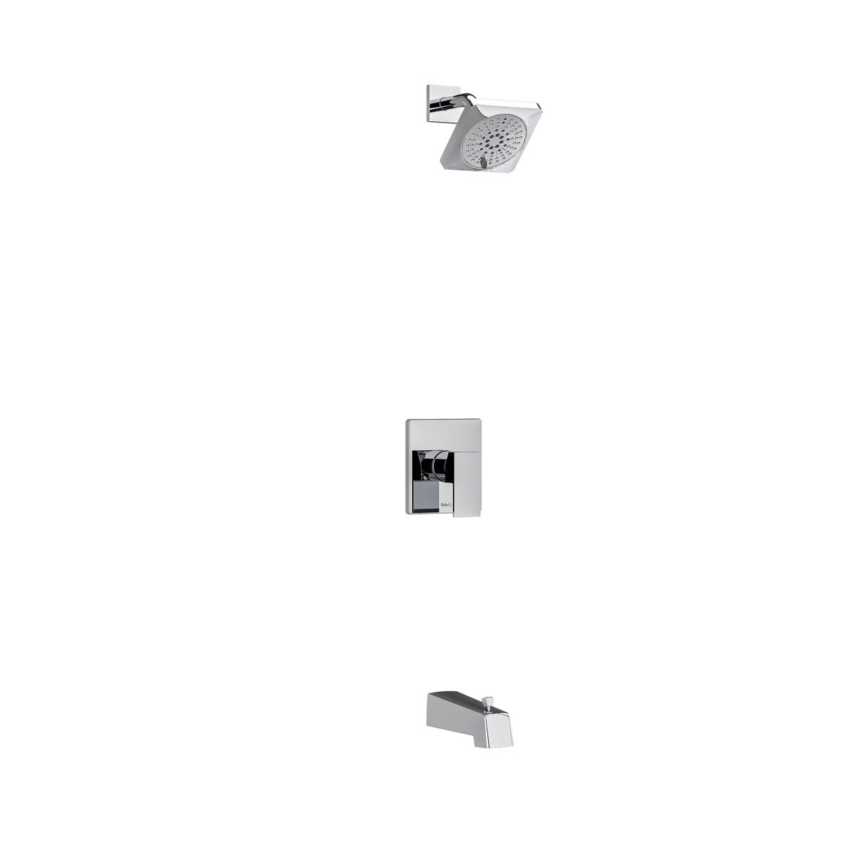 Riobel Kubik Pressure Balance Shower Kit