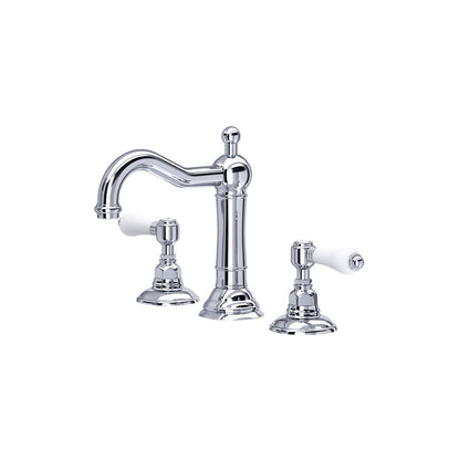 Rohl Acqui Widespread Lavatory Faucet Porcelain Lever Handles - A1409LP