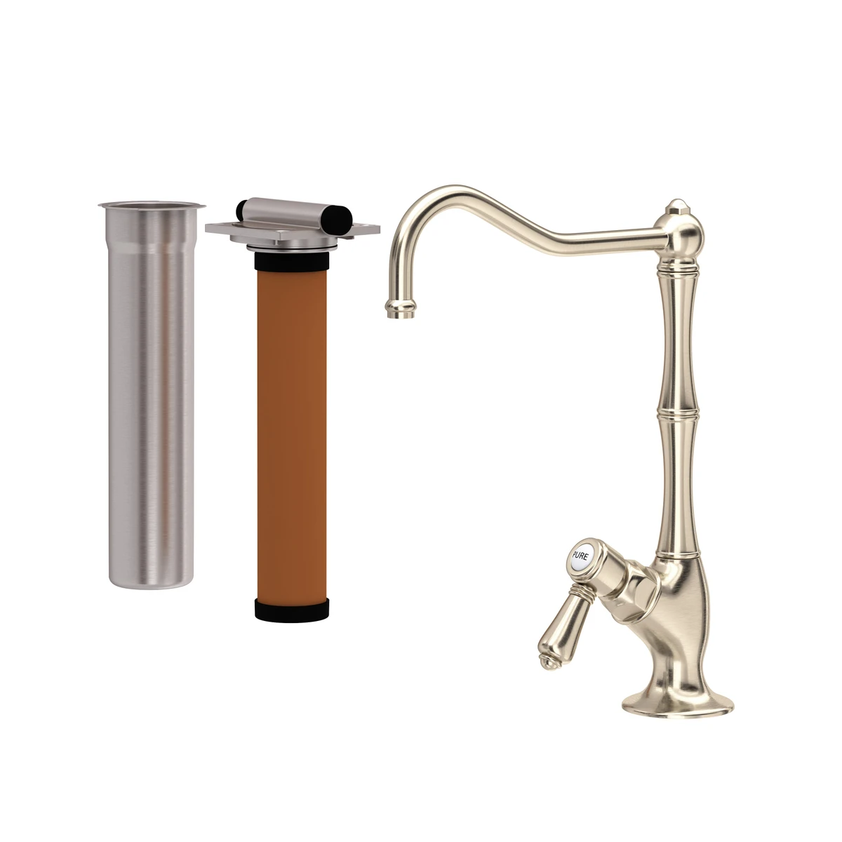 Rohl Acqui Filter Kitchen Faucet Kit Lever Handles AKIT1435LM-2