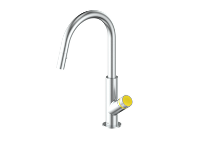 Vogt Mond 16" Kitchen Faucet in Stainless Steel, KF.16M1.1504.SS