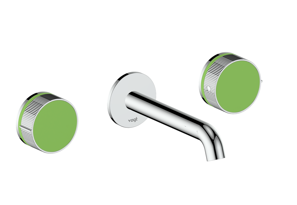 Vogt Mond 8" C.C. Wall-Mount Lavatory Faucet in Chrome, Trim Only