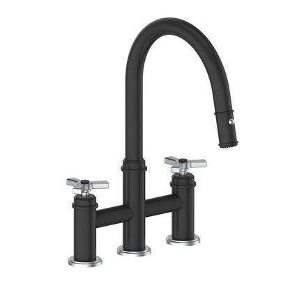 Vogt Zehn Bridge Kitchen Faucet, KF.17ZN.1312 With 3-Spoke Handle