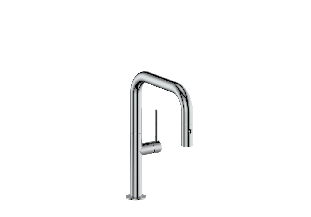 Vogt Dornbirn Pull Down 13" Bar/Prep Kitchen Faucet With U-Spout
