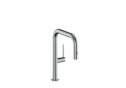 Vogt Dornbirn Pull Down 13" Bar/Prep Kitchen Faucet With U-Spout