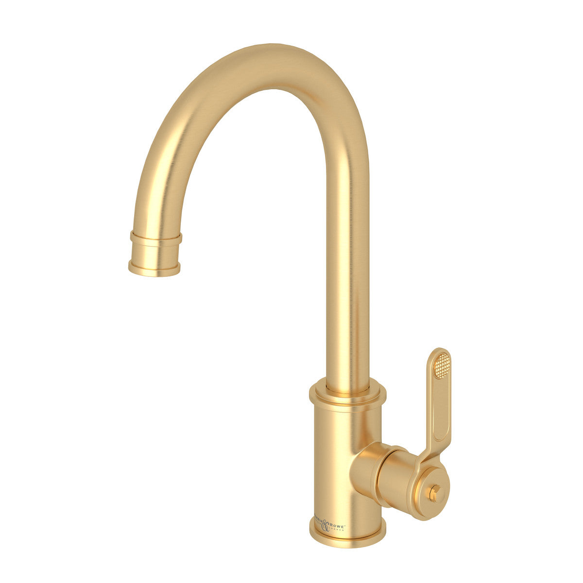 Perrin & Rowe Armstrong Bar/Food Prep Kitchen Faucet With C-Spout Single Spray 1.8 GPM