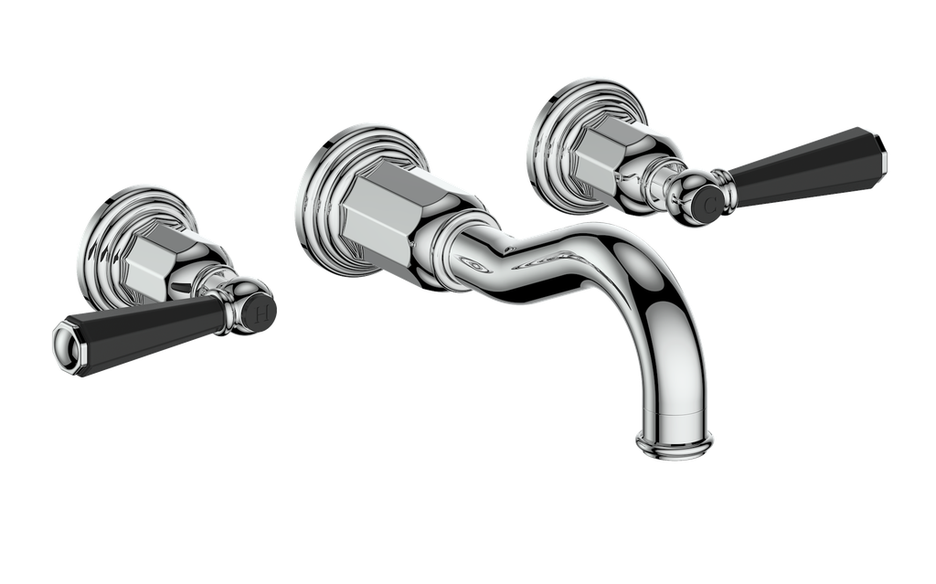 Vogt Carinthia 8" C.C. Wall Mount Lavatory Faucet With Rough-In Valve - BF.CX.1520.CC