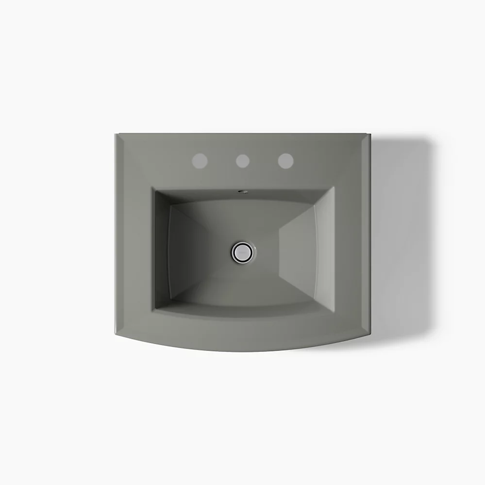 Kohler Archer 24" Rectangular Pedestal Bathroom Sink