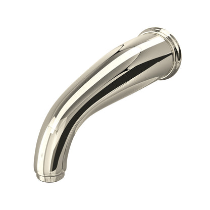 Perrin & Rowe Edwardian 8 1/4 Inch Wall Mount Bathtub Spout with C-Spout