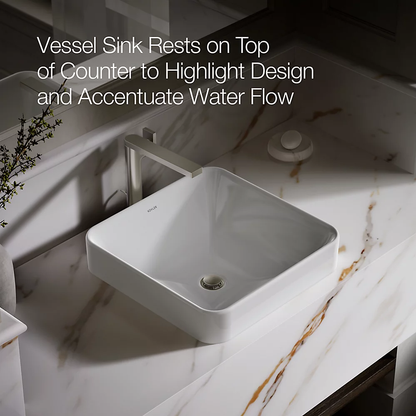 Kohler Vox 16-1/4" Square Vessel Bathroom Sink K-2661