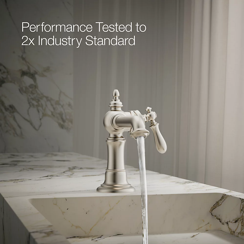 Kohler Artifacts Single-Handle Bathroom Sink Faucet, 1.2 GPM