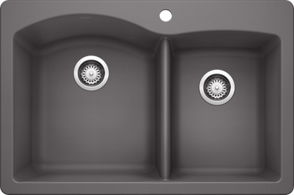 Blanco Diamond 1¾ Bowl Silgranit Dual Mount Kitchen Sink