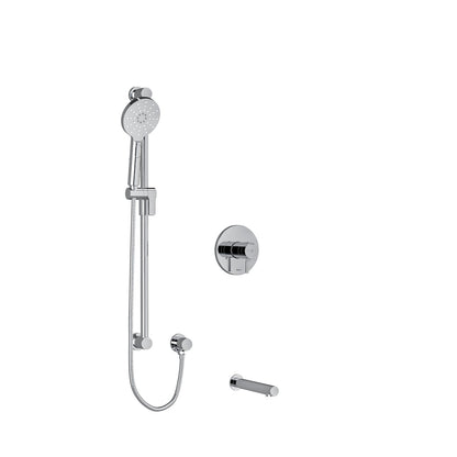 Riobel Riu Shower Kit 1244 Trim Only Plain Handles - TKIT1244RUTM