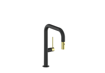 Vogt Dornbirn Pull Down 13" Bar/Prep Kitchen Faucet With U-Spout