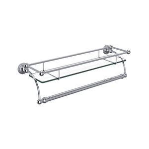 Perrin & Rowe Edwardian Wall Mount Glass Vanity Shelf