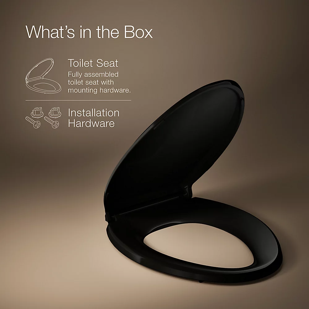 Kohler Cachet ReadyLatch Quiet-Close Elongated Toilet Seat