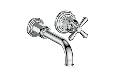 Vogt Carinthia 8" C.C. Wall Mount Single Handle Lavatory Faucet With Rough-In Valve - BF.CX.1410