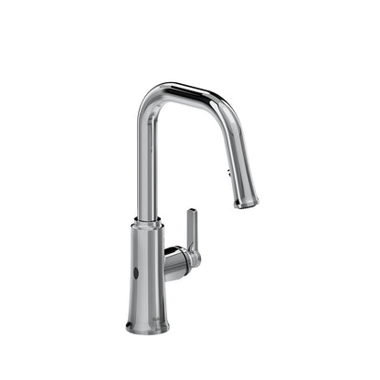 Riobel Trattoria Pull-Down Touchless Kitchen Faucet With U-Spout Dual Spray 1.5 GPM