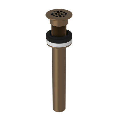 Rohl Lavatory Grid Drain Without Overflow With 10" Tailpiece - 6442