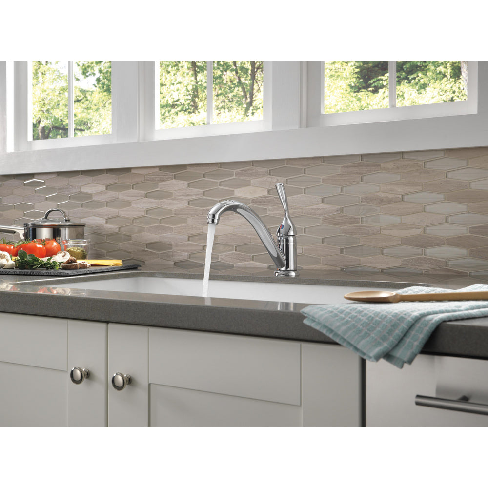 Delta Classic Single Handle Kitchen Faucet 1.8 Gpm - 101-DST