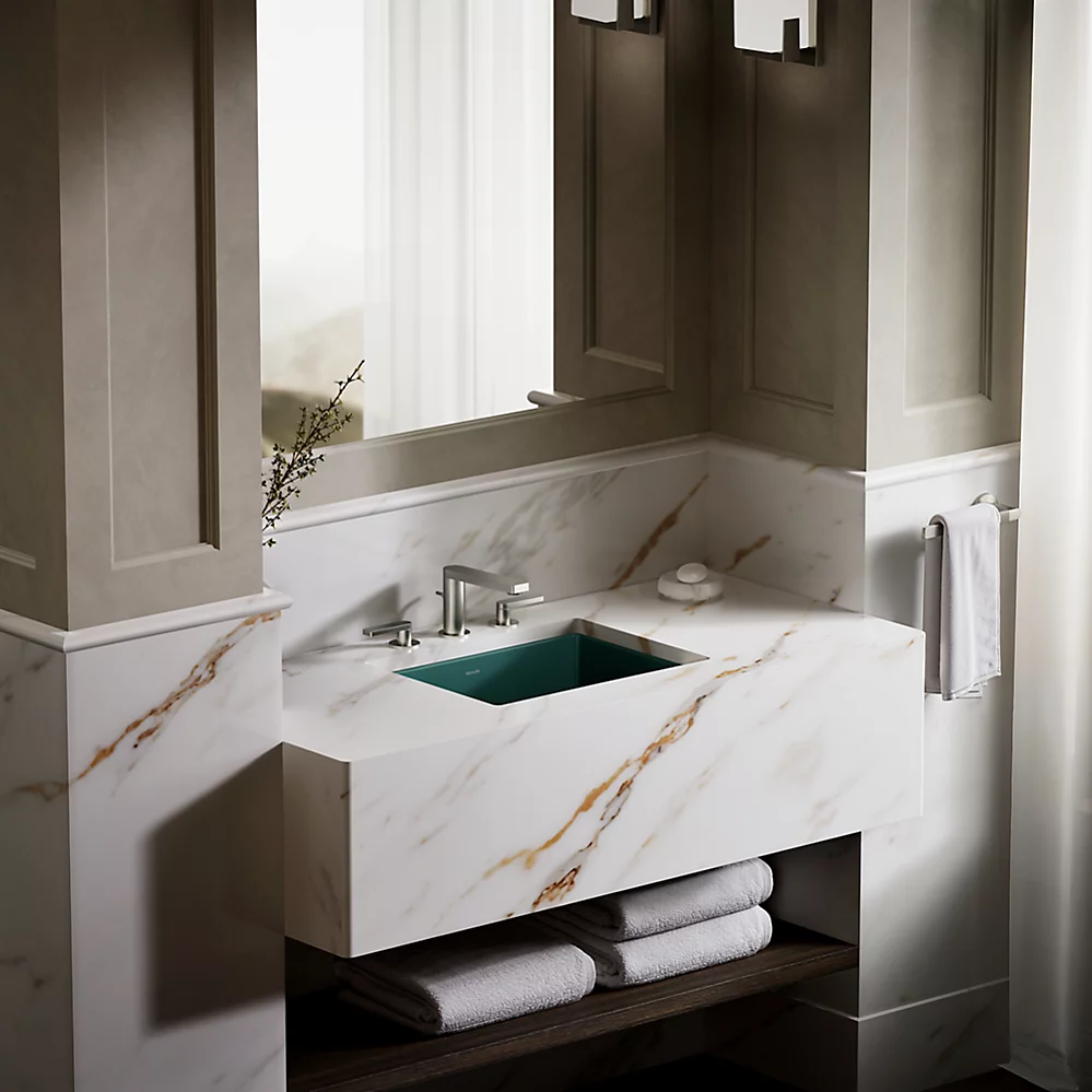 Kohler Verticyl 19-3/4" Rectangular Undermount Bathroom Sink - K-2882
