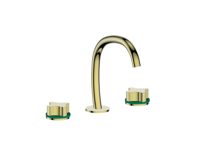 Vogt Mond 8" C.C. Lavatory Faucet With Pop-Up Drain - Crescent Handle - BF.M2.1331