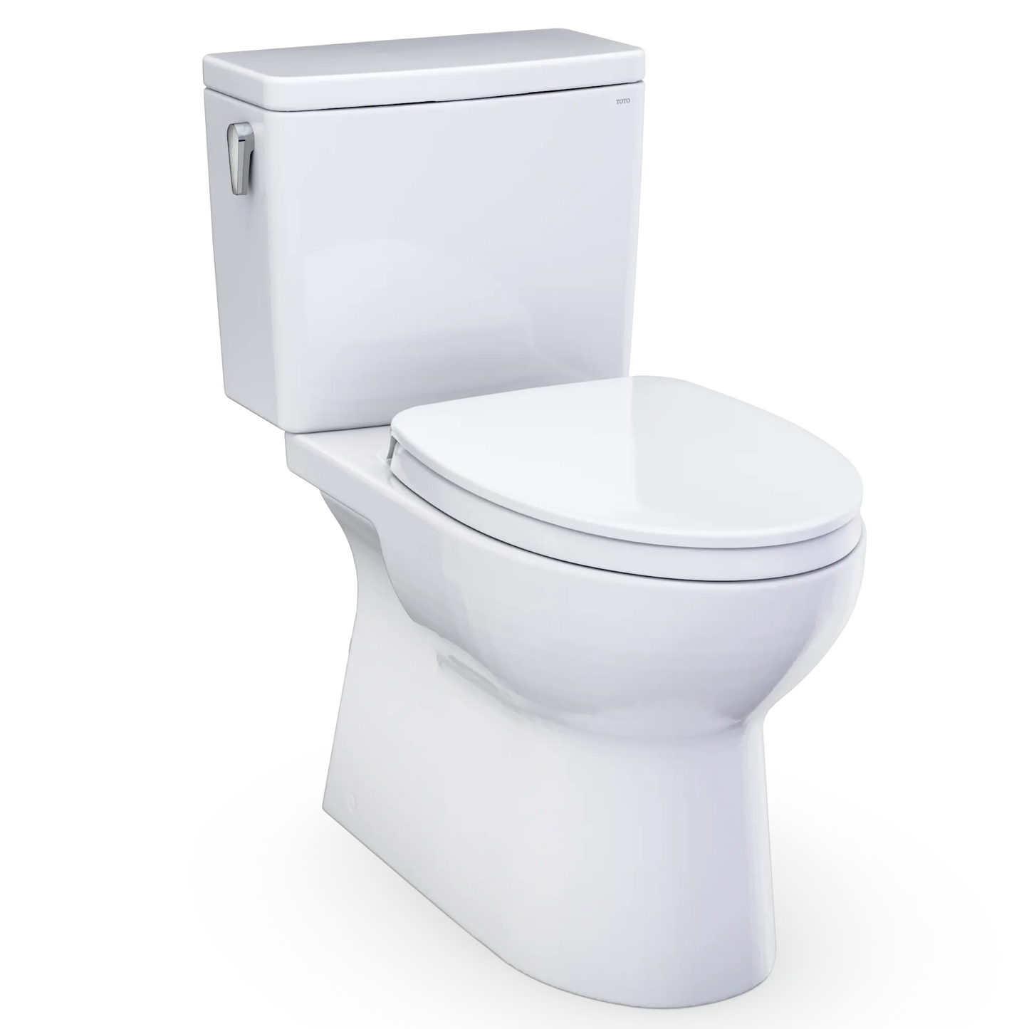 TOTO NEW Glaston Two-Piece Toilet - 1.28 GPF Universal Height, Washlet+ Connection