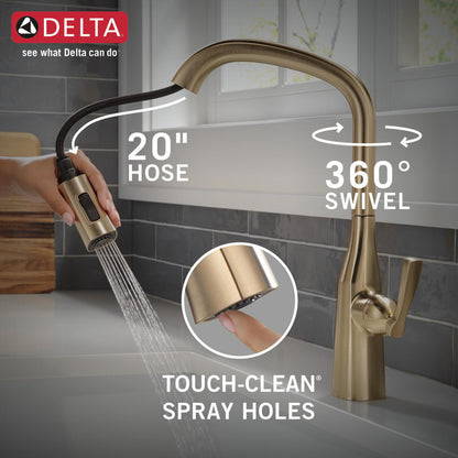 Delta Stryke Single Handle Pull-Down Kitchen Faucet - 9176