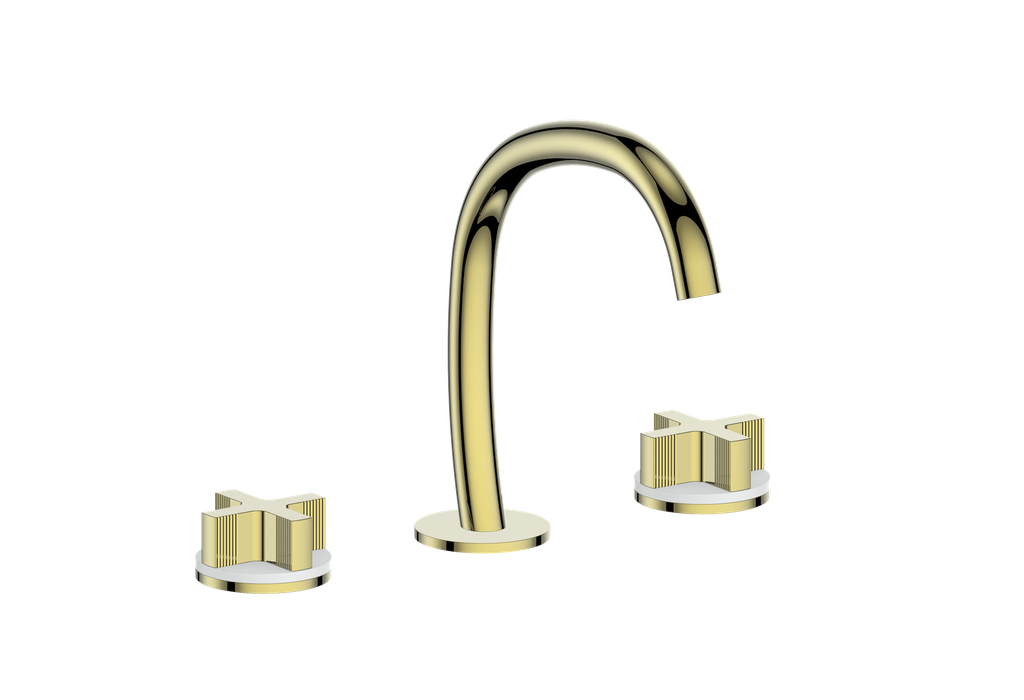 Vogt Mond 8" C.C. Lavatory Faucet With Pop-Up Drain - Cross Handle - BF.M3.1331