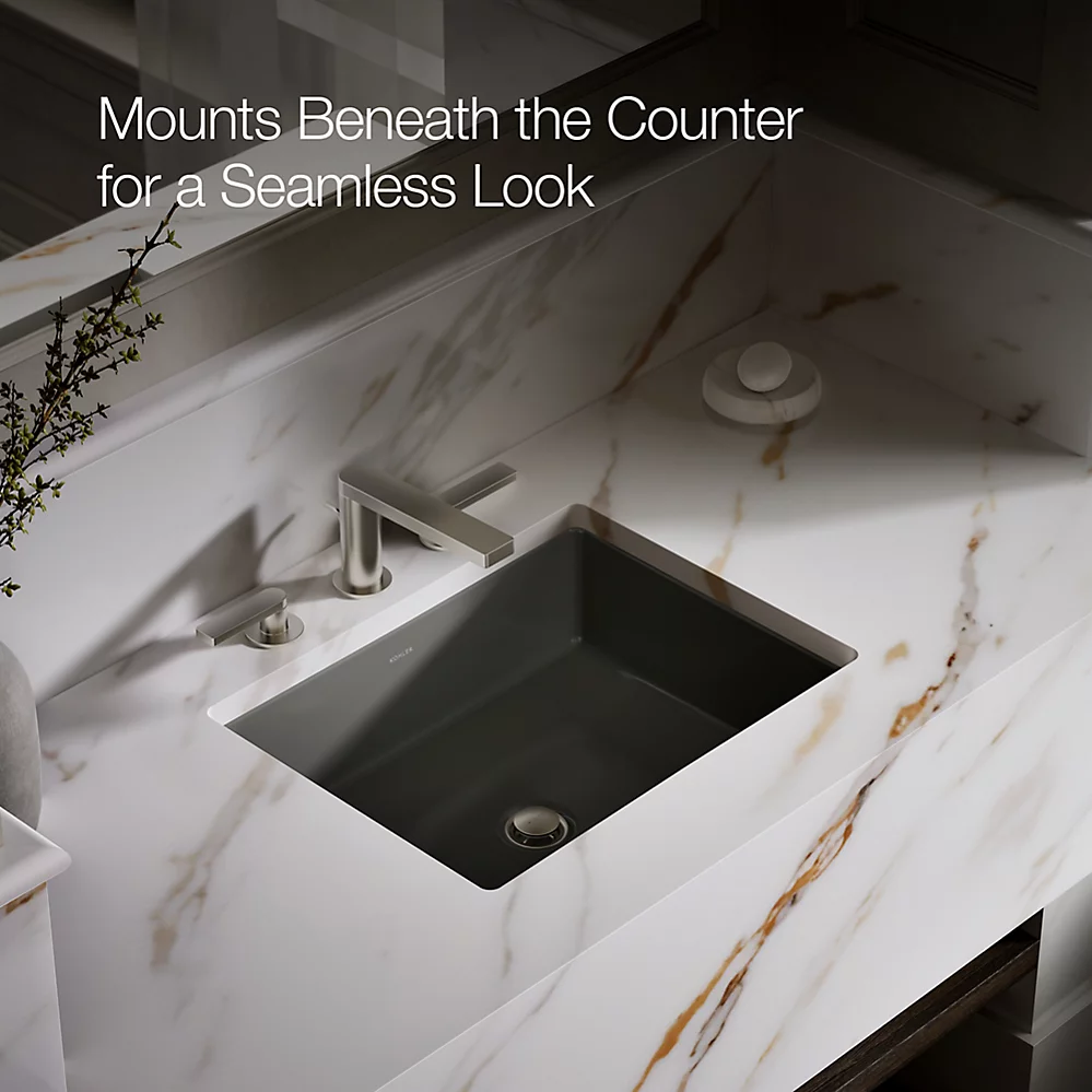 Kohler Verticyl 19-3/4" Rectangular Undermount Bathroom Sink - K-2882