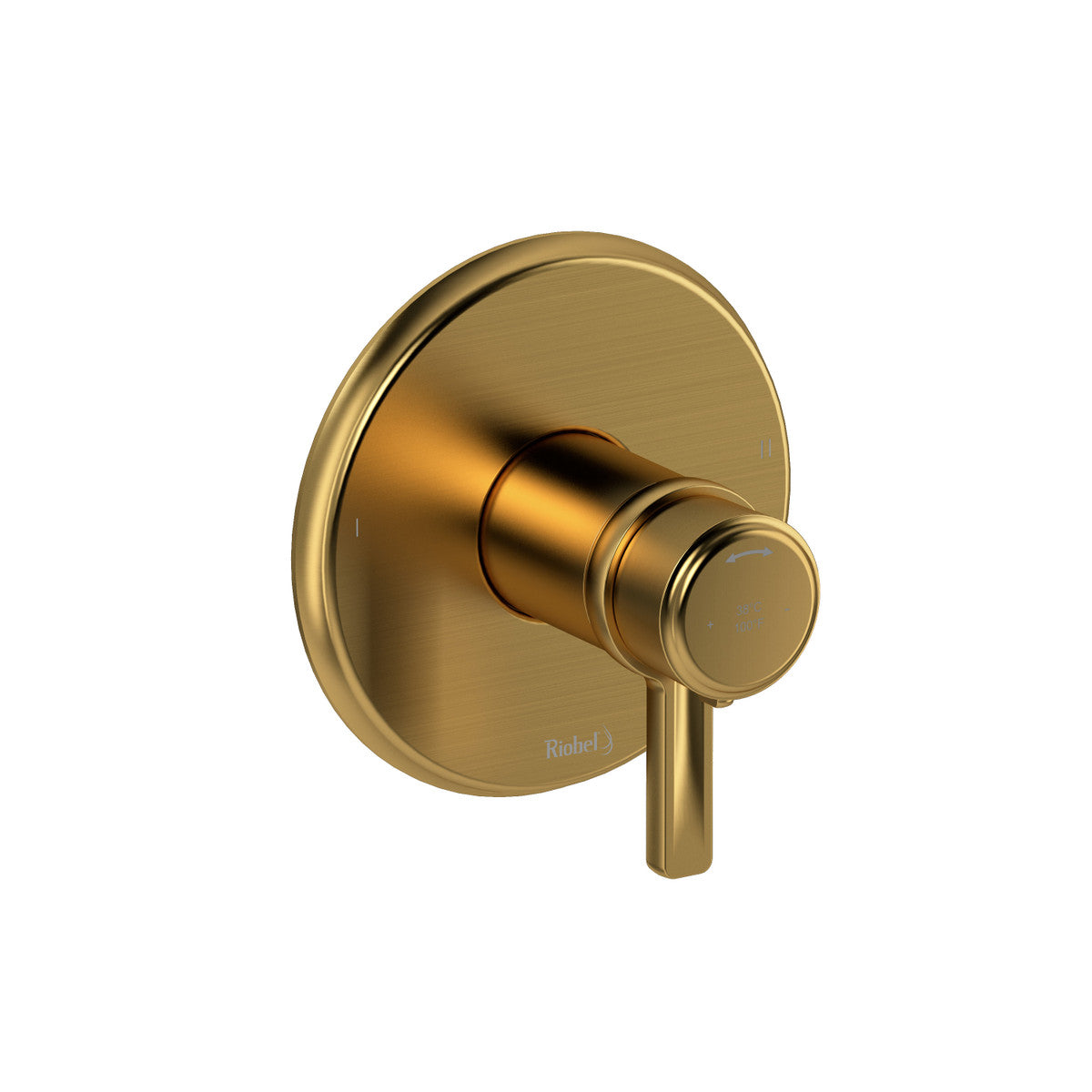 Riobel Momenti 1/2" Therm & Pressure Balance Trim With 2 Functions (No Share) - TMMRD44J