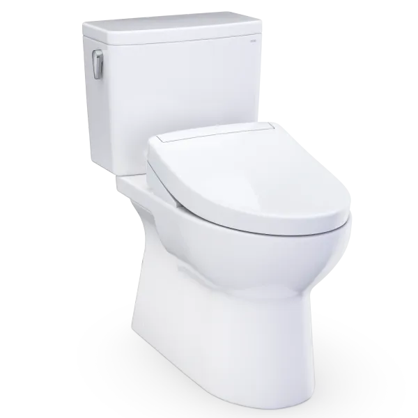 TOTO NEW Glaston Washlet+ S5 Two-Piece Toilet - 1.28 GPF Universal Height