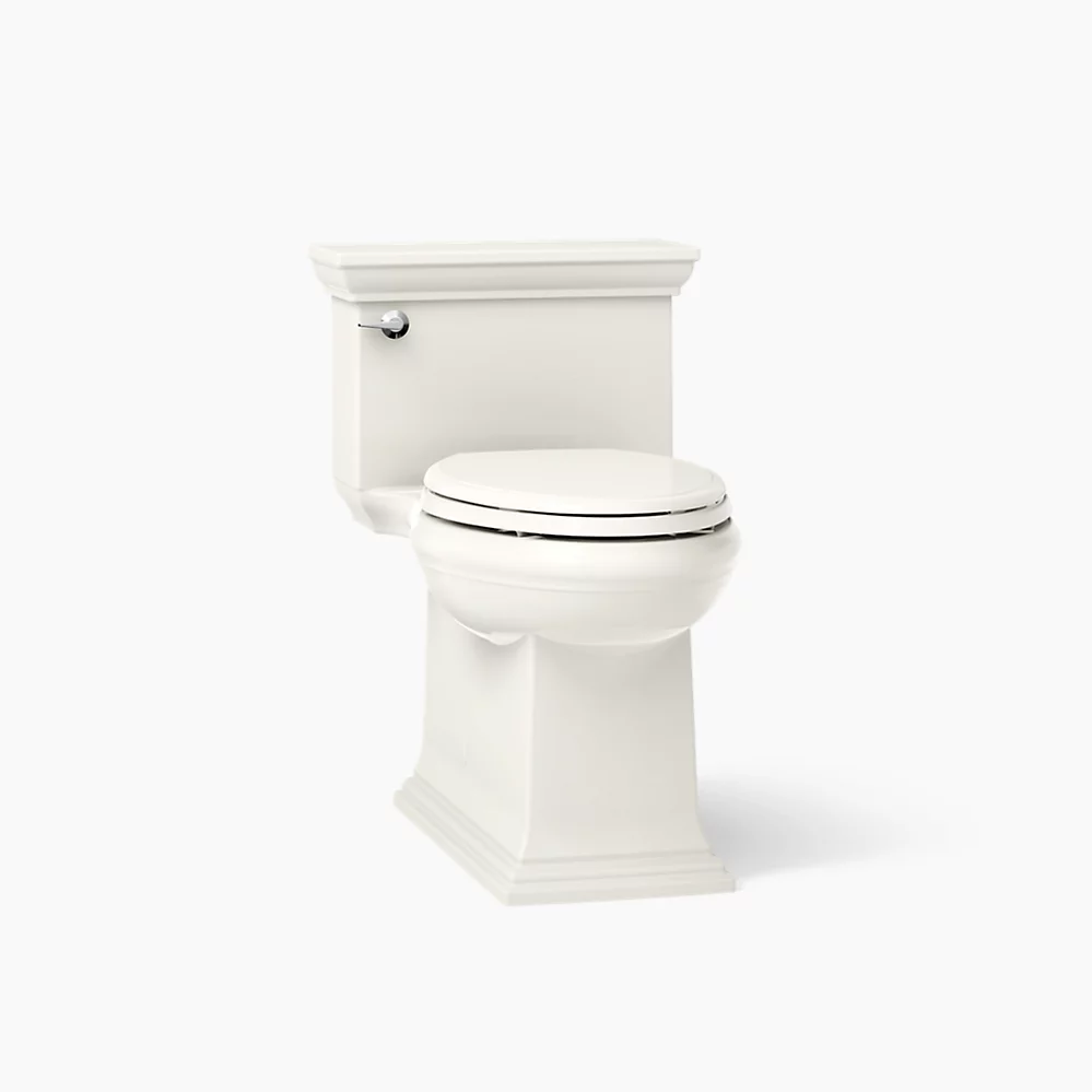 Kohler Memoirs Stately One-Piece Compact Elongated Toilet With Skirted Trapway, 1.28 GPF