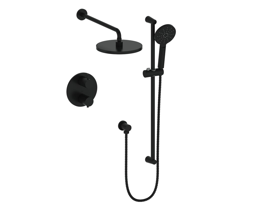 Vogt Wörgl 2-Way Thermostatic Shower System With Rough-In Valve - SET.OR.220.220