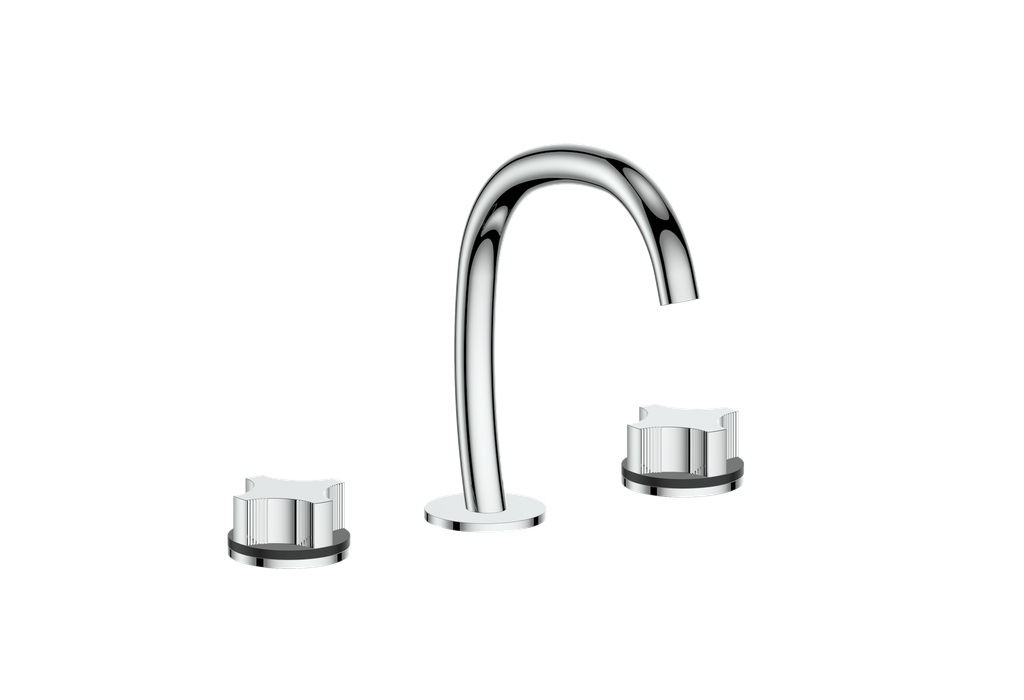 Vogt Mond 8" C.C. Lavatory Faucet With Pop-Up Drain - Crescent Handle - BF.M2.1331