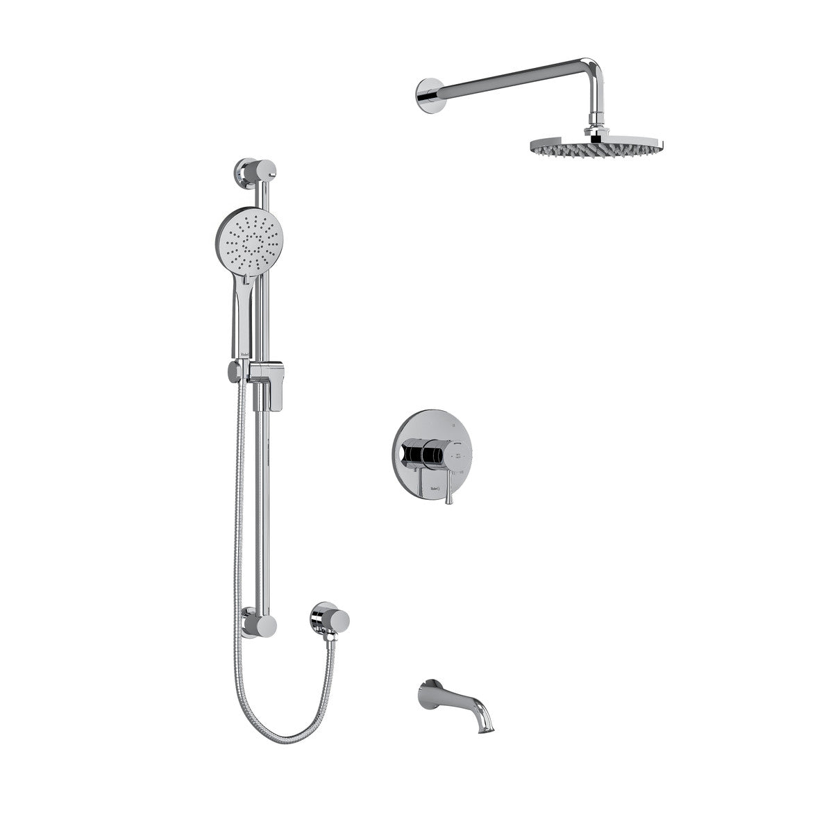 Riobel Edge Shower Kit 1345 Trim - TKIT1345EDTM