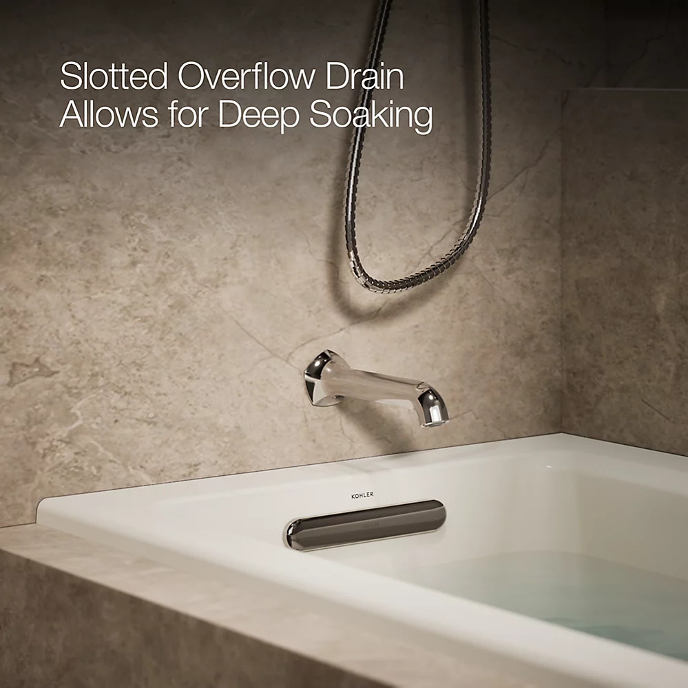Kohler Archer 60" x 30" Alcove Bath, Right Drain